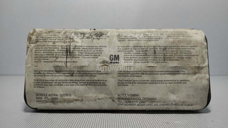 AIRBAG SUVOZACA za Opel Astra G