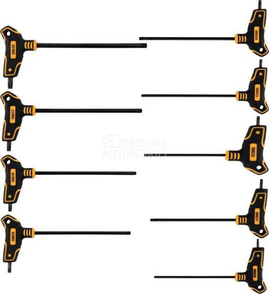 Torx ključevi sa ručkom T10-T50 9 kom