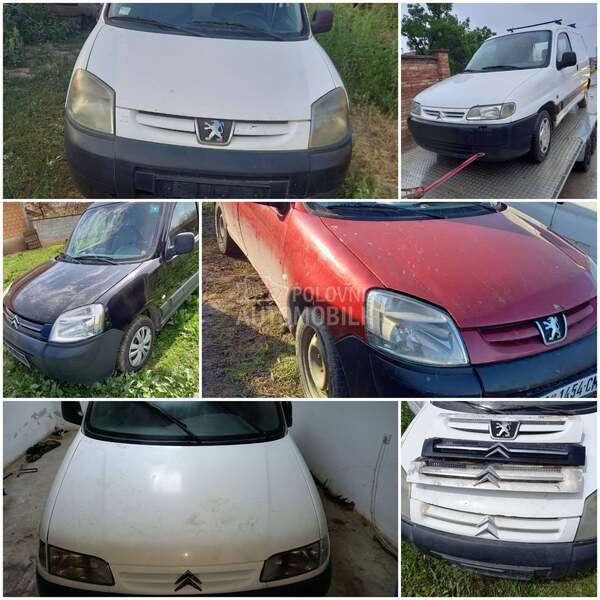 Vrata,branik,staklo,štop,lajsn za Peugeot Partner, Ranch od 1996. do 2011. god.