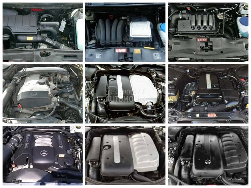 Motori i delovi motora za Mercedes Benz Vaneo, A 140, A 150 ... od 1990. do 2012. god.