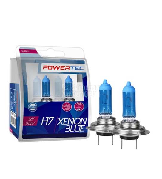 AUTO SIJALICA POWERTEC XENON BLUE  
