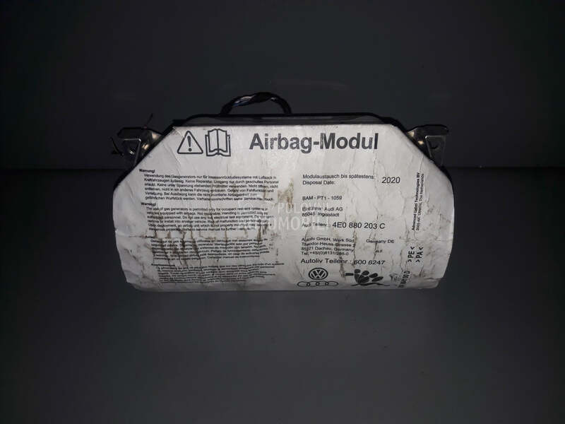 AIRBAG SUVOZACA za Audi A8