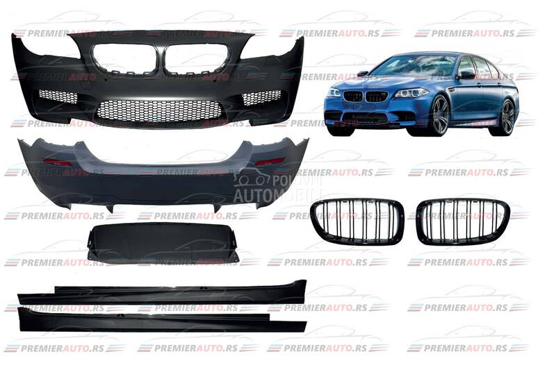Body kit M5 F10 branici M za BMW 518, 520, 523 ... od 2010. do 2017. god.