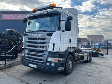 Scania R480 ABROL, Po dogovoru, 2009. , 767.000 km, Auto podizač sa kontejnerom, Dizel, 11705 cm3, Poluautomatski menjač, Zemun