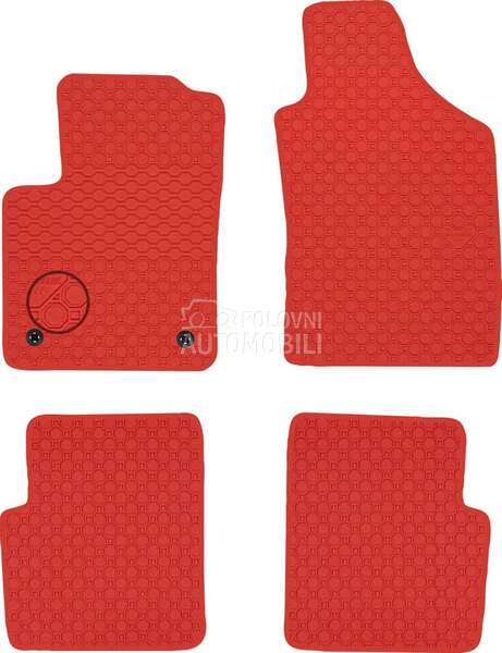 Tipske red line patosnice za Fiat 500 od 2007. do 2020. god.