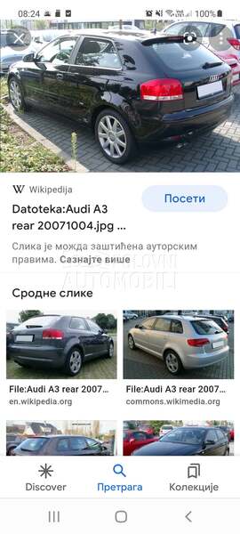 Audi A3 -  kompletan auto u delovima