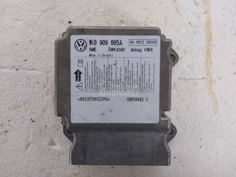 37.AIRBAG ELEKTRONIKA MODUL za Volkswagen Golf 5 od 2003. do 2009. god.