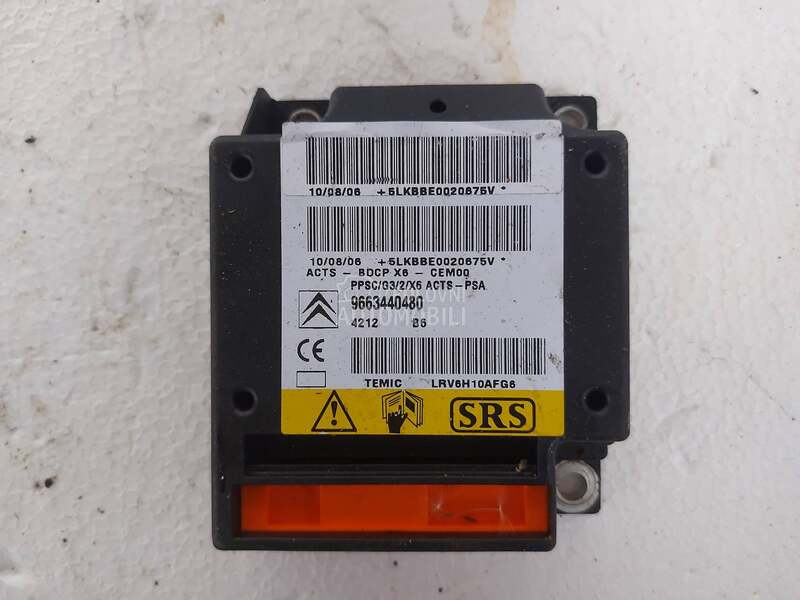 40.ELEKTRONIKA AIRBAG za Citroen C6 od 2005. do 2012. god.