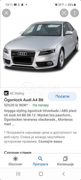 Audi A4 -  kompletan auto u delovima