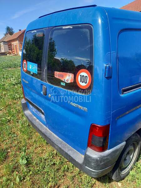 Zadnja vrata plava za Peugeot Partner, Ranch