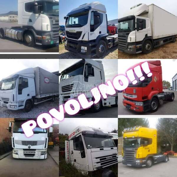 Delovi  od 360 do 620 ks