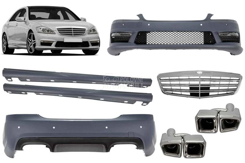 AMG Paket Body Kit S W221 za Mercedes Benz S 260, S 280, S 300 ...
