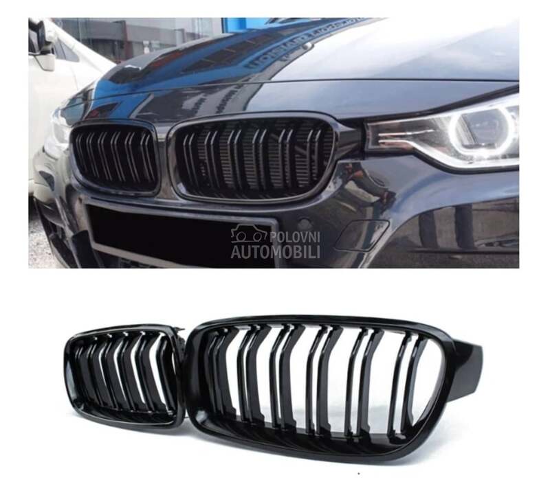 Grill Dupli M bubrezi za BMW 316, 318, 320 ... od 2012. do 2018. god.