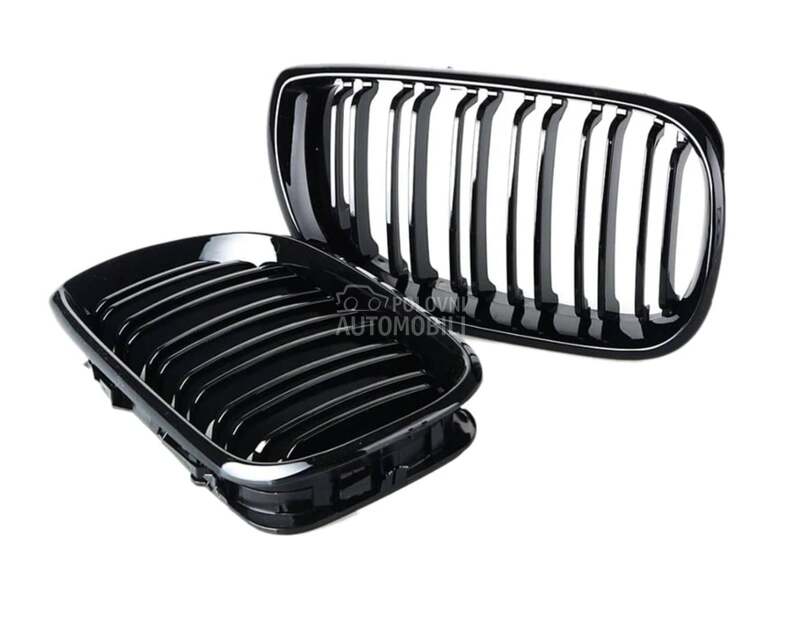 E46 Grill Bubrezi Dupli Gloss za BMW 316, 318, 320 ... od 2002. do 2005. god.