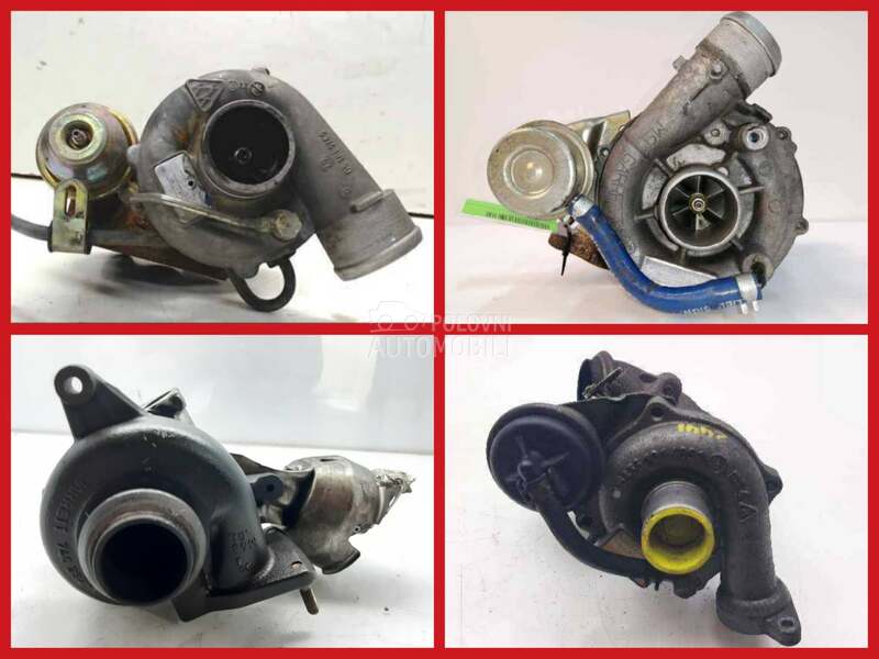 Turbine za Citroen C3, C4, C5 ... od 1996. do 2010. god.