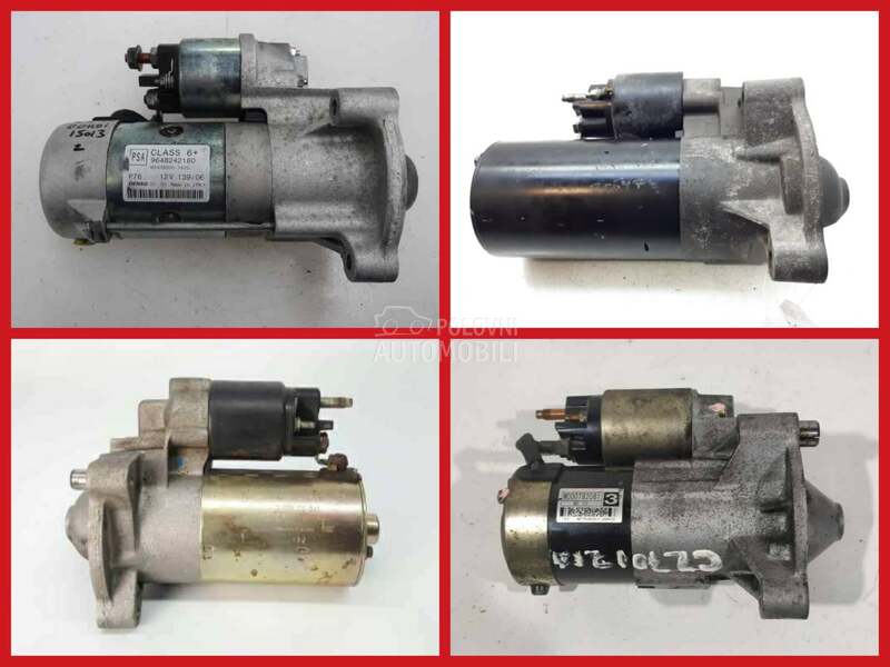 Anlaseri za Citroen C3, C4, C5 ... od 1996. do 2010. god.