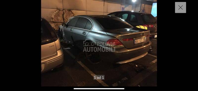 BMW Serija 7 e65 2005. god. -  kompletan auto u delovima