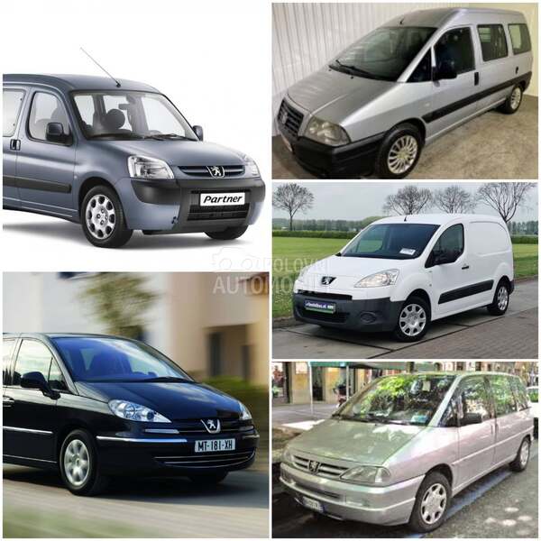 Amortizeri,opruge,osovine za Peugeot 806, 807, Expert ... od 1995. do 2015. god.