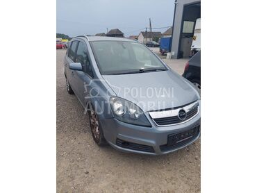 Opel Zafira 1.9cdti, 2.000 €, 2006. Monovolumen (MiniVan), Dizel | 1910 cm3, 215.433 km, 74kW (101 KS), Manuelni 6 brzina, 4/5 vrata, 7 sedišta, Šabac