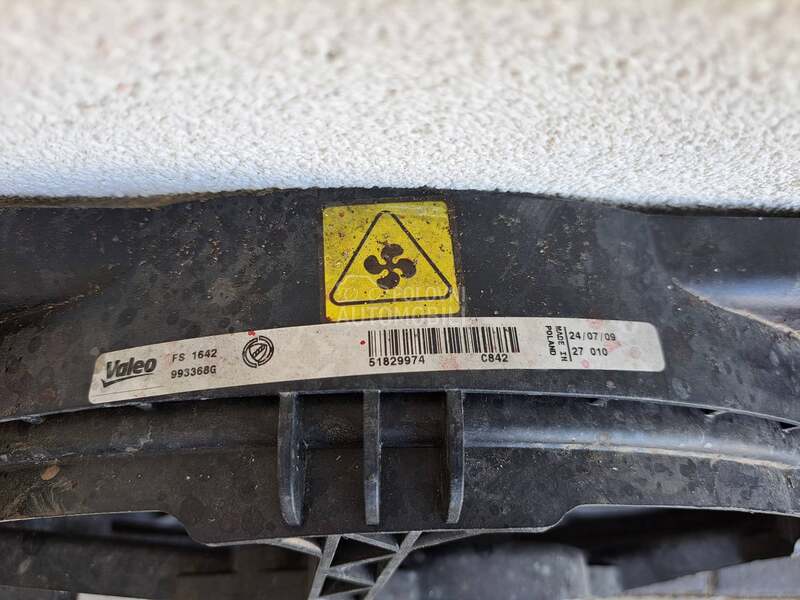 Ventilator hladnjaka za Fiat Panda od 2003. do 2009. god.