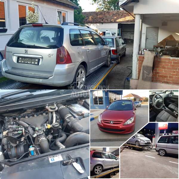 Motor gepek vrata menjač 6 b za Peugeot 307 od 2002. do 2008. god.