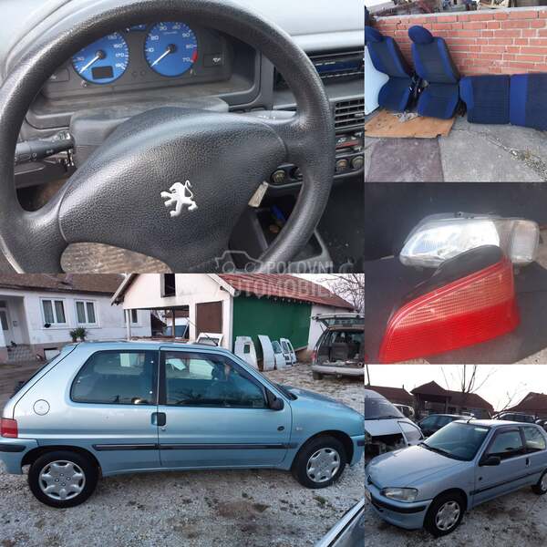 Zadnji branik ostali delovi za Peugeot 106
