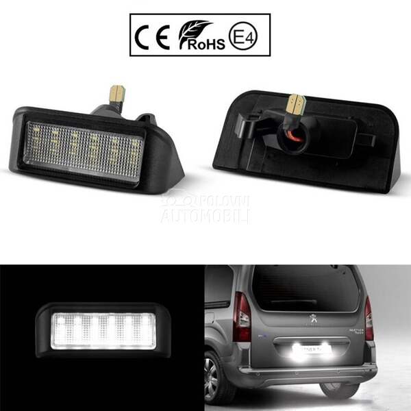 LED SIJALICE ZA TABLICE TIPSKE za Citroen Berlingo, Jumpy, Ostalo