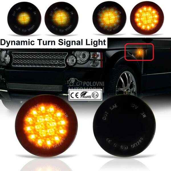 LED BOCNI DYNAMIC MIGAVCI za Land Rover Range Rover, Range Rover Sport, Ostalo