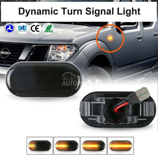 LED BOCNI DYNAMIC MIGAVCI za Nissan 350Z, Cube, Micra ...