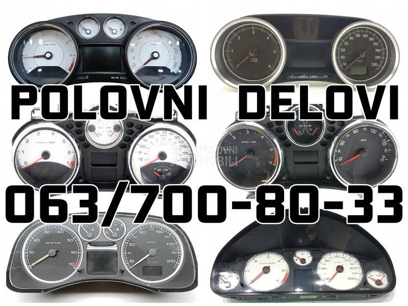 Brzinomer 1.6 2.0 HDI za Peugeot 206, 308, 207 ... od 2000. do 2018. god.
