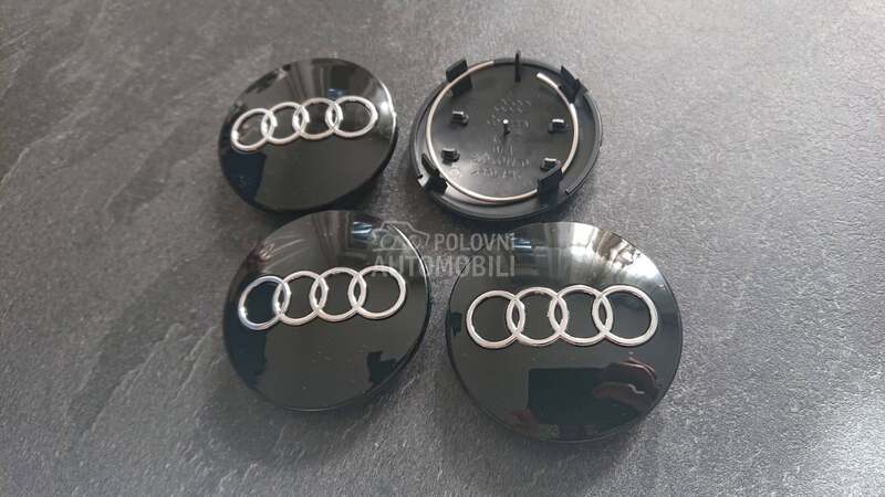 NOVO cepovi za felne 68mm crni za Audi TT, Coupe, V8 ...