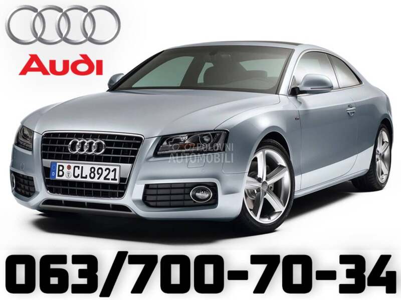 Ostali delovi 3.0 2.7 2.0 TDI za Audi A4, A5, A6 ... od 2008. do 2016. god.