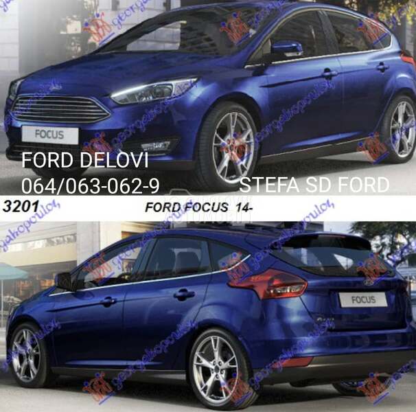 Delovi za Ford Focus 1.0 2017. god.