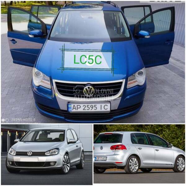 Kompletan auto u delovima za Volkswagen Golf 6, Touran od 2004. do 2012. god.