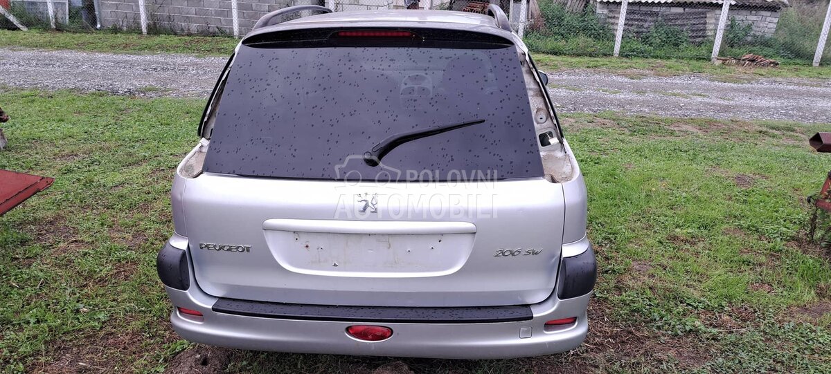zadnji brisac za karavan za Peugeot 206
