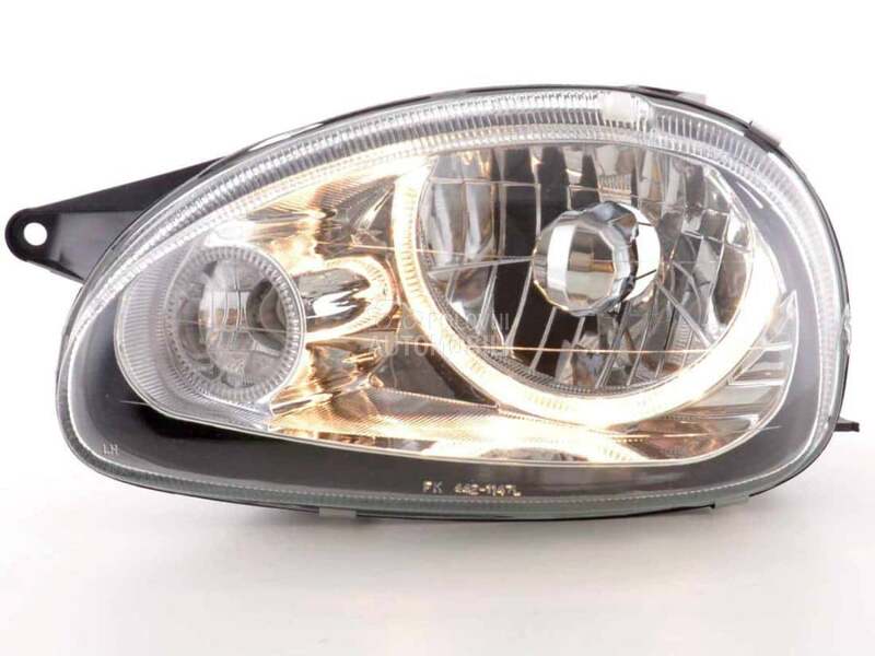 Kristalni farovi Angel Eyes  C za Opel Corsa