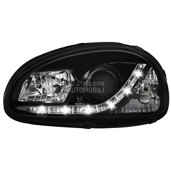 Kristalni farovi Devil Eyes  C za Opel Corsa