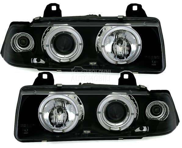 Kristalni farovi Angel Eyes  E za BMW Serija 3