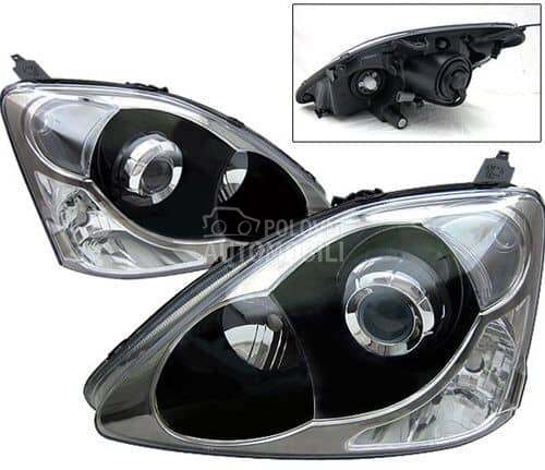Kristalni Clear Glass farovi za Honda Civic