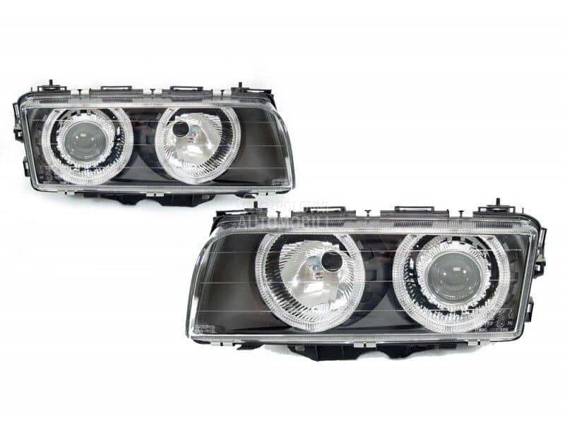Kristalni farovi Angel Eyes  E za BMW Serija 7