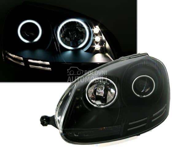 Kristalni farovi Angel Eyes  G za Volkswagen Golf 5