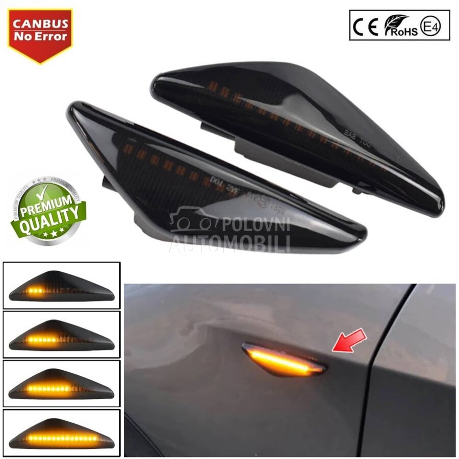 LED BOCNI DYNAMIC MIGAVCI za BMW X3, X4, Ostalo