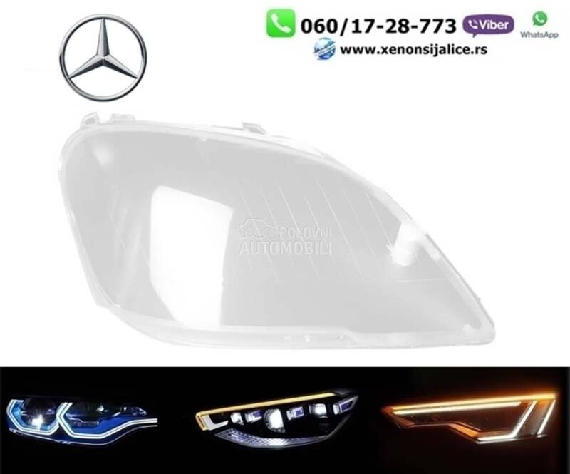 Staklo fara za far ml 07-09 za Mercedes Benz ML 230, ML 270, ML 320 ...