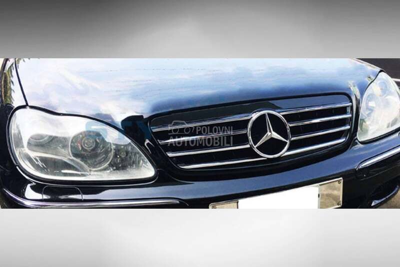AMG Crna maska Grill S W220 za Mercedes Benz S 260, S 280, S 300 ...