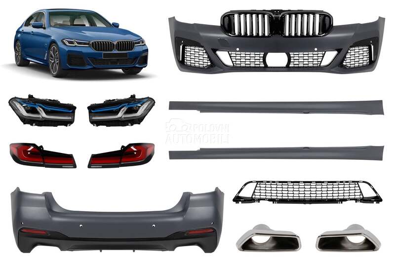 G30 LCI set za konverziju za BMW 518, 520, 523 ... od 2017. do 2020. god.