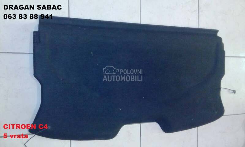 Poklopac, roletna, polica prtl za Citroen Berlingo, C2, C3 ... od 1996. do 2011. god.