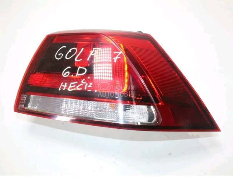 Unutrasnje i spoljne lampe za Volkswagen Golf 7 od 2012. do 2017. god.