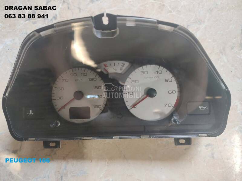 Kilometar sat - brzinomer za Peugeot 206, 308, 106 ... od 1996. do 2011. god.