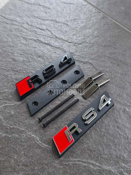 RS4 oznaka maske NOVO za Audi A4, RS4, A4 Allroad