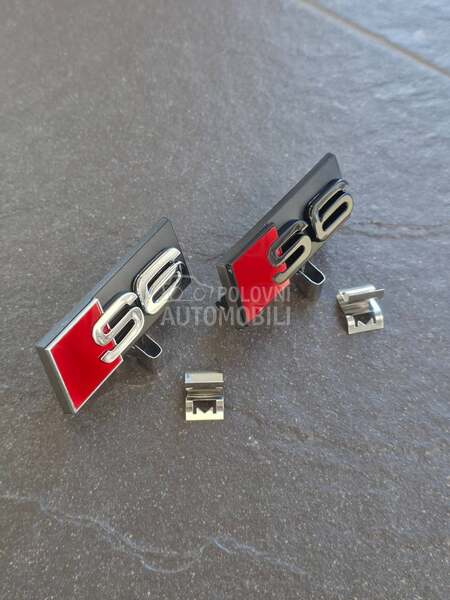 S6 prednja oznaka na zabice za Audi A6, A6 Allroad, S6